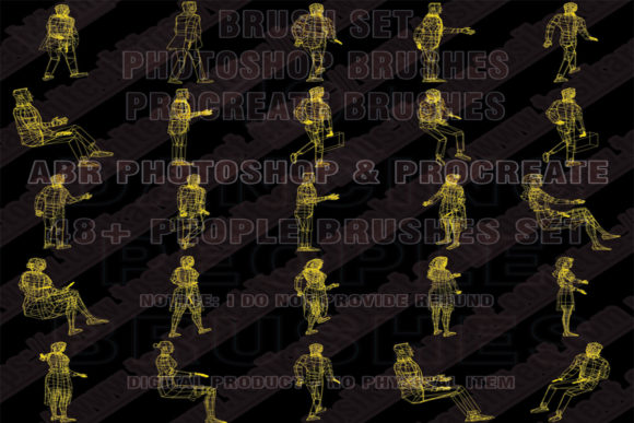 48 People Brushes Photoshop Procreate: A Practical Guide to Digital Figure Assets