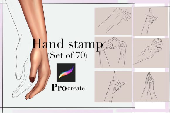Accelerating Digital Illustration with the Handstamp for Procreate Set