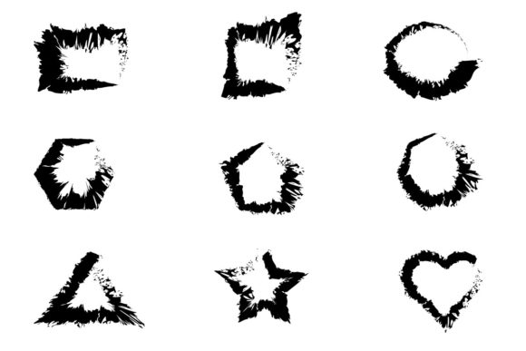 Art Brushes with Different Style: Elevating Digital Design with Messy, Inky, and Textured Effects