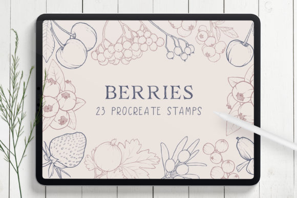 Berries Procreate Stamp Brushes: Elevating Your Digital Illustrations