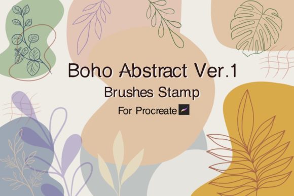 Boho Abstract Brushes Stamp: Elevating Your Digital Art with Precision and Style