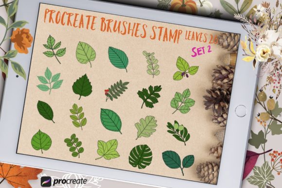 Elevating Digital Botanical Art: A Deep Dive into the Procreate Brushes Stamp Leaves Set 2