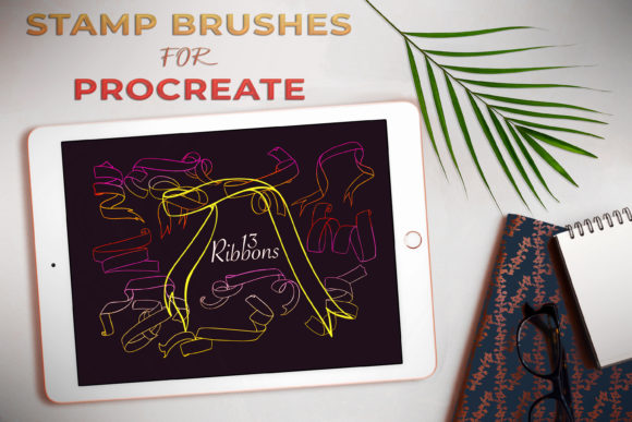 Enhancing Digital Art with Ribbon Procreate Stamp Brushes