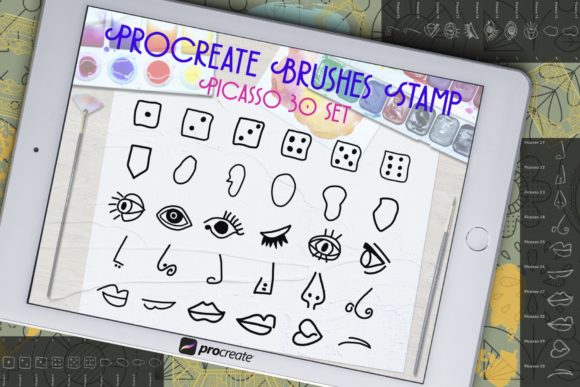 Mastering Digital Impressionism with Procreate Brushes Stamp Picasso