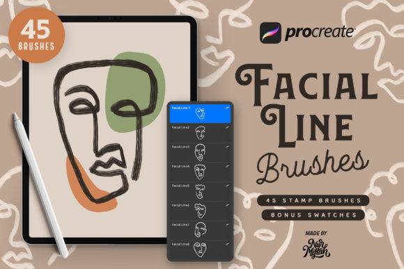 Mastering Procreate Facial Line Brushes