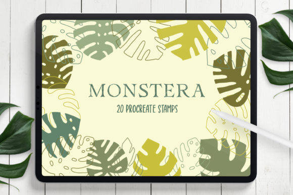 Monstera Leaves Procreate Stamp Brushes: Elevate Your Digital Design Workflow