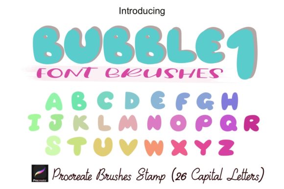 Procreate Brushes Stamp Bubble 1 Font: A Practical Guide to Efficient Digital Lettering