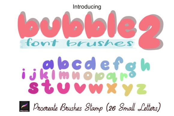 Procreate Brushes Stamp Bubble 2 Font: Streamlining Your Digital Typography Workflow