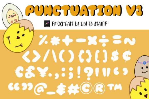 Procreate Brushes Stamp Punctuation V3: Elevating Digital Design with Precision
