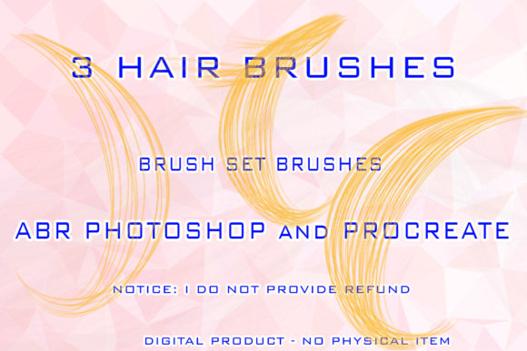 Strategic Digital Hair Design: Mastering Procreate and Photoshop 2 Brush Sets