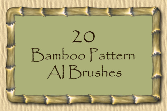 Trunk of Bamboo - 20 Illustrator Brushes: A Practical Review for Designers